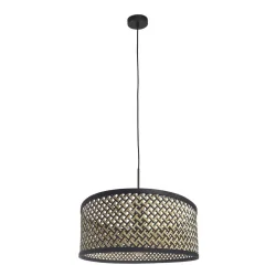 Pendelarmatuur SPARKLED LIGHT 1-vlams E27 IP20, zwart dimbaar