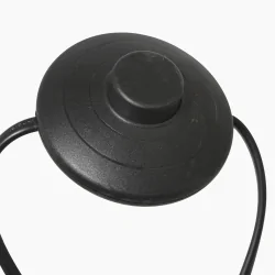 Booglamp LUMA NOLA 1-vlams E27 IP20, zwart dimbaar