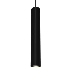 pendant luminaire TUBEL GU10 IP20, black dimmable