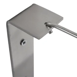 Wandarmatuur ELEGANT CLASSY 1-vlams E27 IP20, staal dimbaar