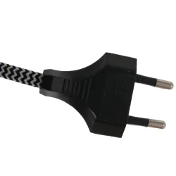 Wandarmatuur ELEGANT CLASSY 1-vlams E27 IP20, zwart dimbaar