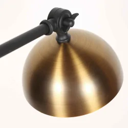 Staande lamp PINTINO 1-vlams GU10 IP20, zwart dimbaar