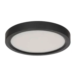 Plafondarmatuur LUMINIX 1-vlams IP44, zwart dimbaar