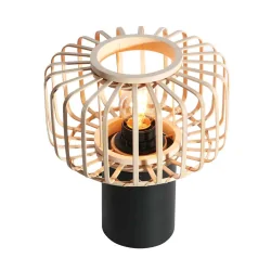 Tafelarmatuur BREEZA BEACH 1-vlams E27 IP20, zwart dimbaar