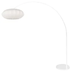 Booglamp LUMA NOLA 1-vlams E27 IP20, wit dimbaar