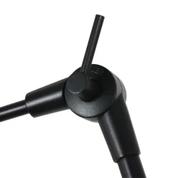 Tafelarmatuur PRESTIGE CHIC 1-vlams E27 IP20, zwart dimbaar