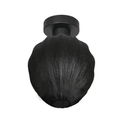ceiling luminaire SILURA 1 flame E27 IP20, black dimmable