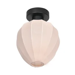 ceiling luminaire SILURA 1 flame E27 IP20, black dimmable