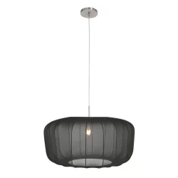 Pendelarmatuur VELA LINO 1-vlams E27 IP20, staal dimbaar