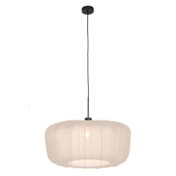 Pendelarmatuur VELA LINO 1-vlams E27 IP20, zwart dimbaar