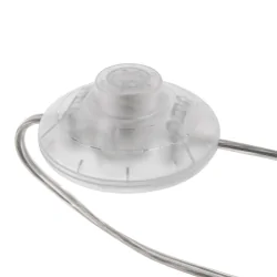 Booglamp VELA LINO 1-vlams E27 IP20, staal dimbaar