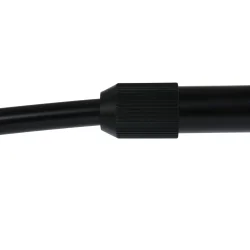 Booglamp VELA LINO 1-vlams E27 IP20, zwart dimbaar