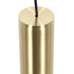 Pendelarmatuur ALISIO 5-vlams IP20, messing dimbaar