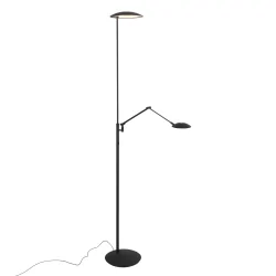 Staande lamp DAPHNE 2 2-vlams IP20, zwart dimbaar