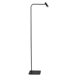 Staande lamp LUMO 1-vlams IP20, zwart dimbaar