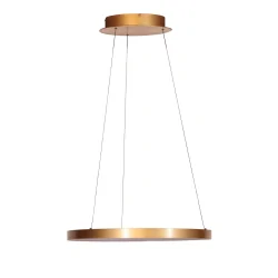 Pendelarmatuur RINGLEDE 1-vlams IP20, goud dimbaar