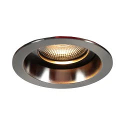 Inbouwspot PELITE SPOT 1-vlams IP44, staal dimbaar