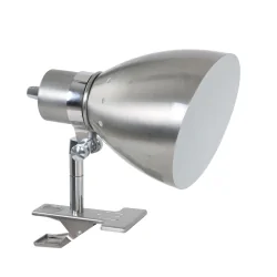 Steinhauer Spot SPRING zum Klemmen, 1 flame, metal, silver