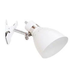 Steinhauer Spot SPRING zum Klemmen, 1 flame, metal, white