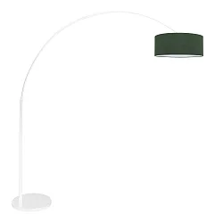 floor lamp SPARKLED LIGHT cylindrical, with switch, with shade, with plug, adjustable E27 IP20, white matt 