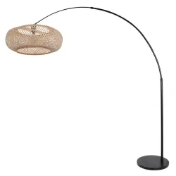 floor lamp SPARKLED LIGHT - IKARO ribbed, cylindrical, with switch, with shade, adjustable E27 IP20
