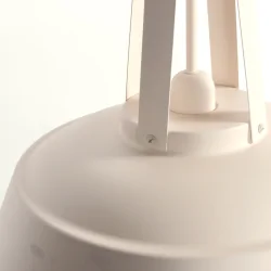 Pendelarmatuur EDEN 1-vlams E27 IP20, crème dimbaar