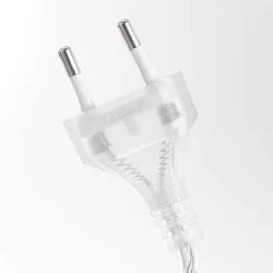 wall luminaire PRESTIGE CHIC cylindrical, with switch, with shade, with jointed arm, with plug E27 IP20, steel brushed dimmable