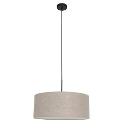 pendant luminaire SPARKLED LIGHT cylindrical, with shade E27 IP20, black matt dimmable