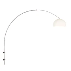 Wandarmatuur SPARKLED LIGHT halfrond, met lampenkap, instelbaar E27 IP20, zwart mat 