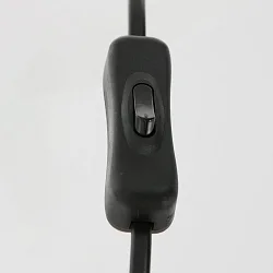 table lamp ANIMAUX - OURSES up, with switch, with shade, with plug E27 IP20, black matt 