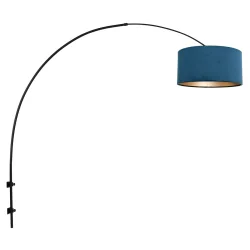 Wandarmatuur SPARKLED LIGHT cilindrisch, met schakelaar, met lampenkap, met stekker, instelbaar E27 IP20