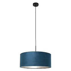 pendant luminaire SPARKLED LIGHT cylindrical, with shade E27 IP20, black matt dimmable