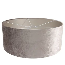 Lampenkap KAPPEN - Ø 50CM cilindrisch, zilver