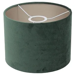 Lampenkap KAPPEN - Ø 20CM hoog, cilindrisch, donkergroen