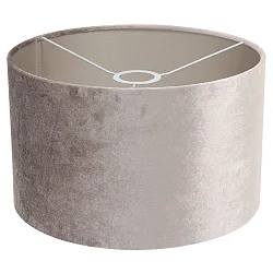 Lampenkap KAPPEN - Ø 30CM cilindrisch, zilver