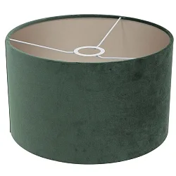 Lampenkap KAPPEN - Ø 30CM cilindrisch, donkergroen