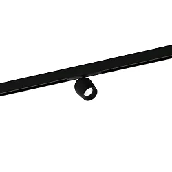 Spotlight op rail DOMY ON STREX 1.0 met adapter IP20, zwart mat 