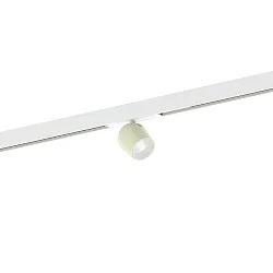 Spotlight op rail DOMY ON STREX 1.0 met adapter IP20, wit mat, Feel Jade 