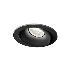 LED Recessed spot RONY 1.0, IP20, 300/500mA, 7/10W 2700K, CRi >90, black
