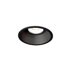 Recessed spot DEEP IP44 1.0 PAR16, GU10 max. 12W, with leaf springs, black