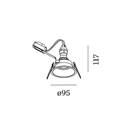 Downlight DEEP IP44 1.0 standaard IP44, wit dimbaar