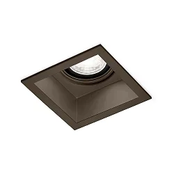 Plafondinbouwarmatuur PLANO 1.0 hoekig, draaibaar, roteerbaar GU10 IP20, brons 