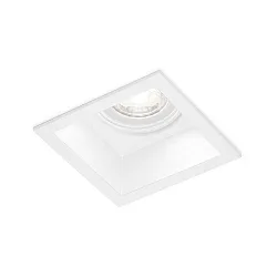 Plafondinbouwarmatuur PLANO 1-vlams, draaibaar, roteerbaar GU10 IP20, wit dimbaar