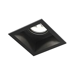 Plafondinbouwarmatuur PLANO 1-vlams IP44, zwart dimbaar