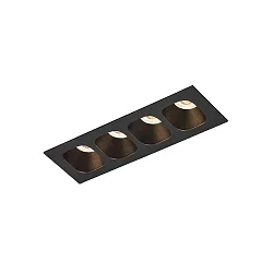 Inbouwarmatuur PIRRO PETIT CEILING REC 4.0 IP20, zwart mat 10W 680lm 2700K 20-40° 20-40° CRI 90-100