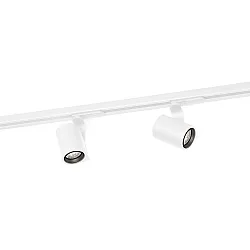 LED 1-phase Spot SQUBE ON TRACK 1.0, 6W 2700K, incl. adapter, white