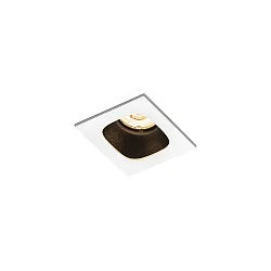 Downlight PIRRO 1.0 1-vlams IP20, zwart, wit dimbaar