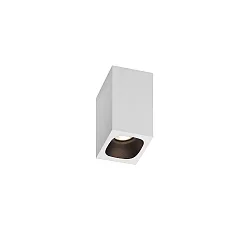 LED Ceiling luminaire PIRRO 1.0, 1 Spot, 4.5W 3000K, CRi >90, dimmable, white black