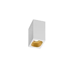 LED Ceiling luminaire PIRRO 1.0, 1 Spot, 4.5W 3000K, CRi >90, dimmable, white gold