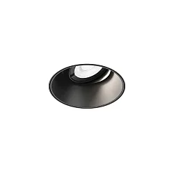 Plafondinbouwarmatuur DEEP ADJUST PETIT 1.0 TRIMLESS flush, cardanisch draaien IP20, mat, gitzwart dimbaar